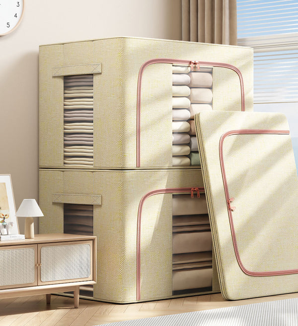 Joybos® Bacs de rangement pliables avec fenêtre transparente F250