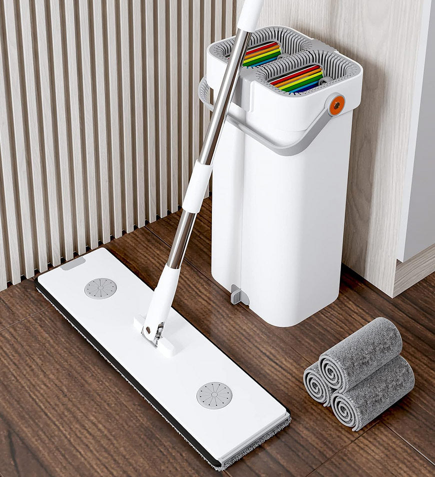 Ensemble Vadrouille Et Seau Avec Essoreuse Pour Toutes Sortes