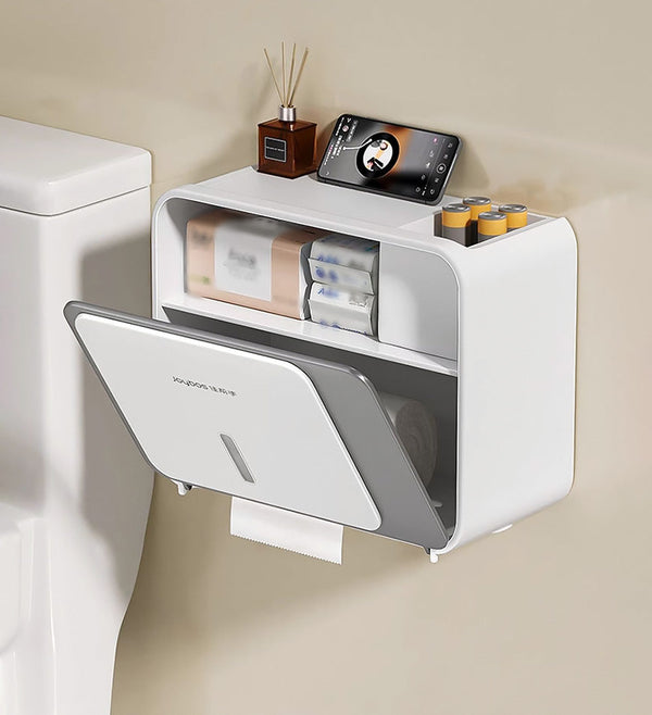 Joybos® Boîte de Rangement pour Papier Toilette avec Tiroir Z142