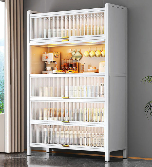 Joybos® Armoire de Rangement de Cuisine Surélevée en Métal F238